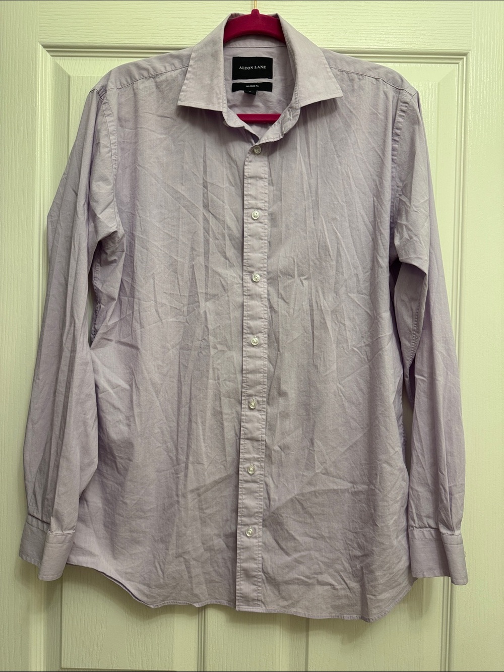 Alton Lane Men's Light Purple Dress Shirt - Classic Button-Front